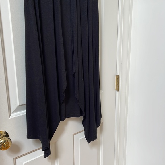 INC Open Front Drape Long Line Transitional Vest Cardigan Lagenlook - Picture 3 of 6